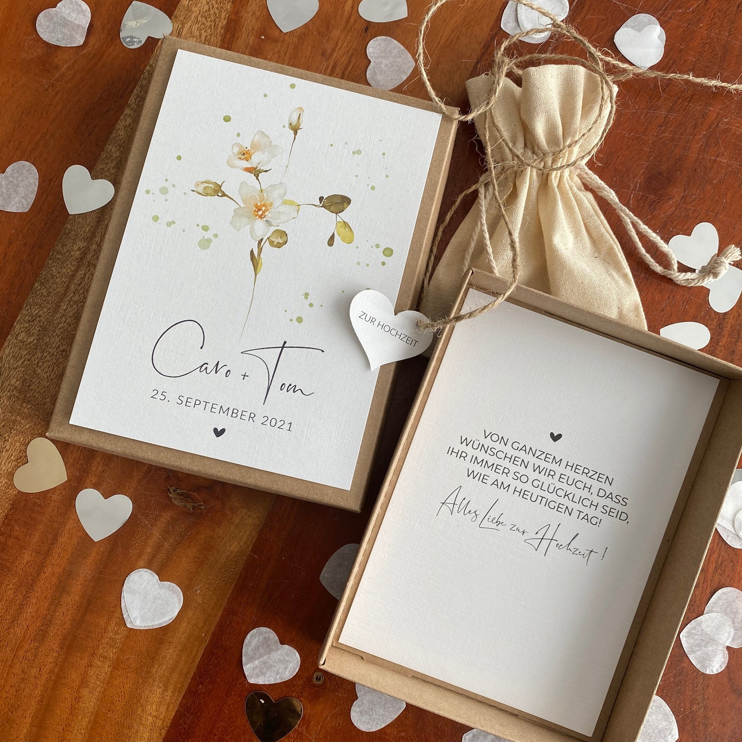 Geschenkverpackung - soft flower - Geschenk zur Hochzeit