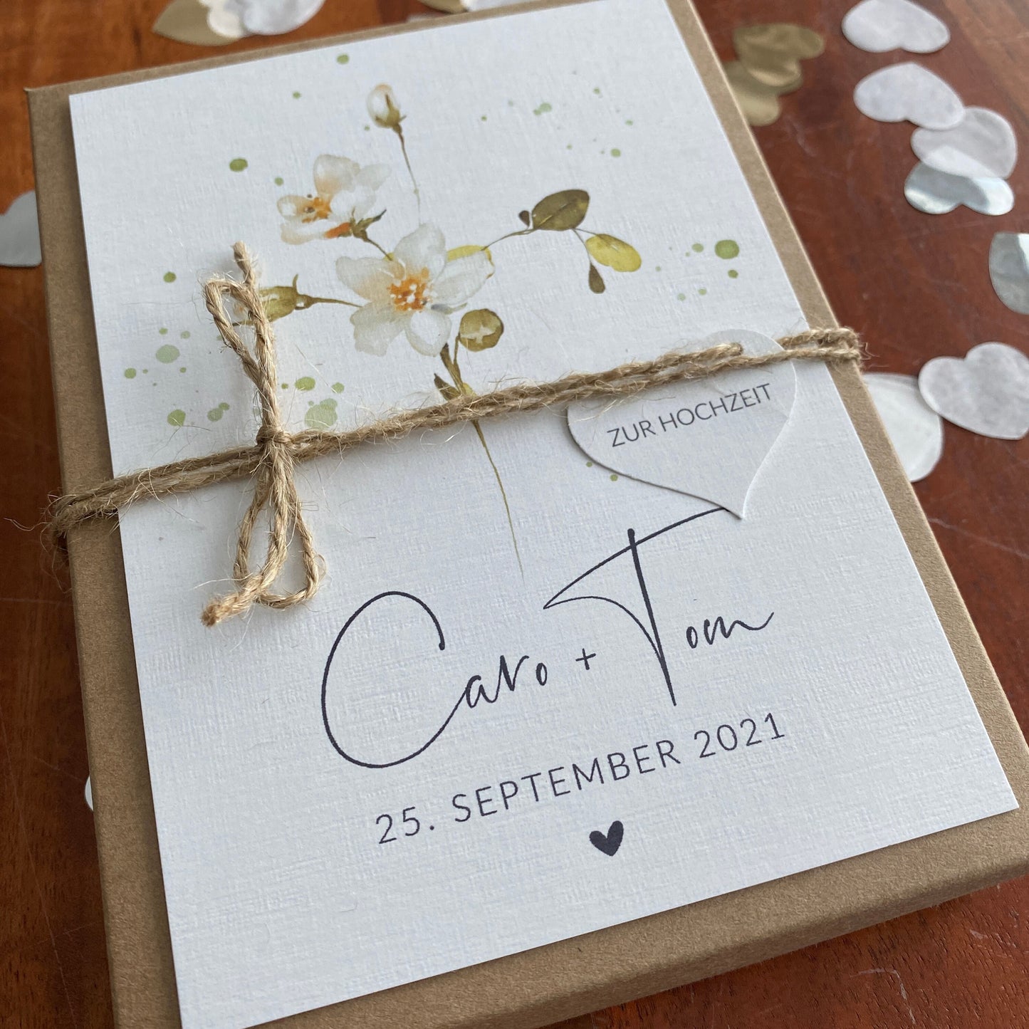 Geschenkverpackung - soft flower - Geschenk zur Hochzeit
