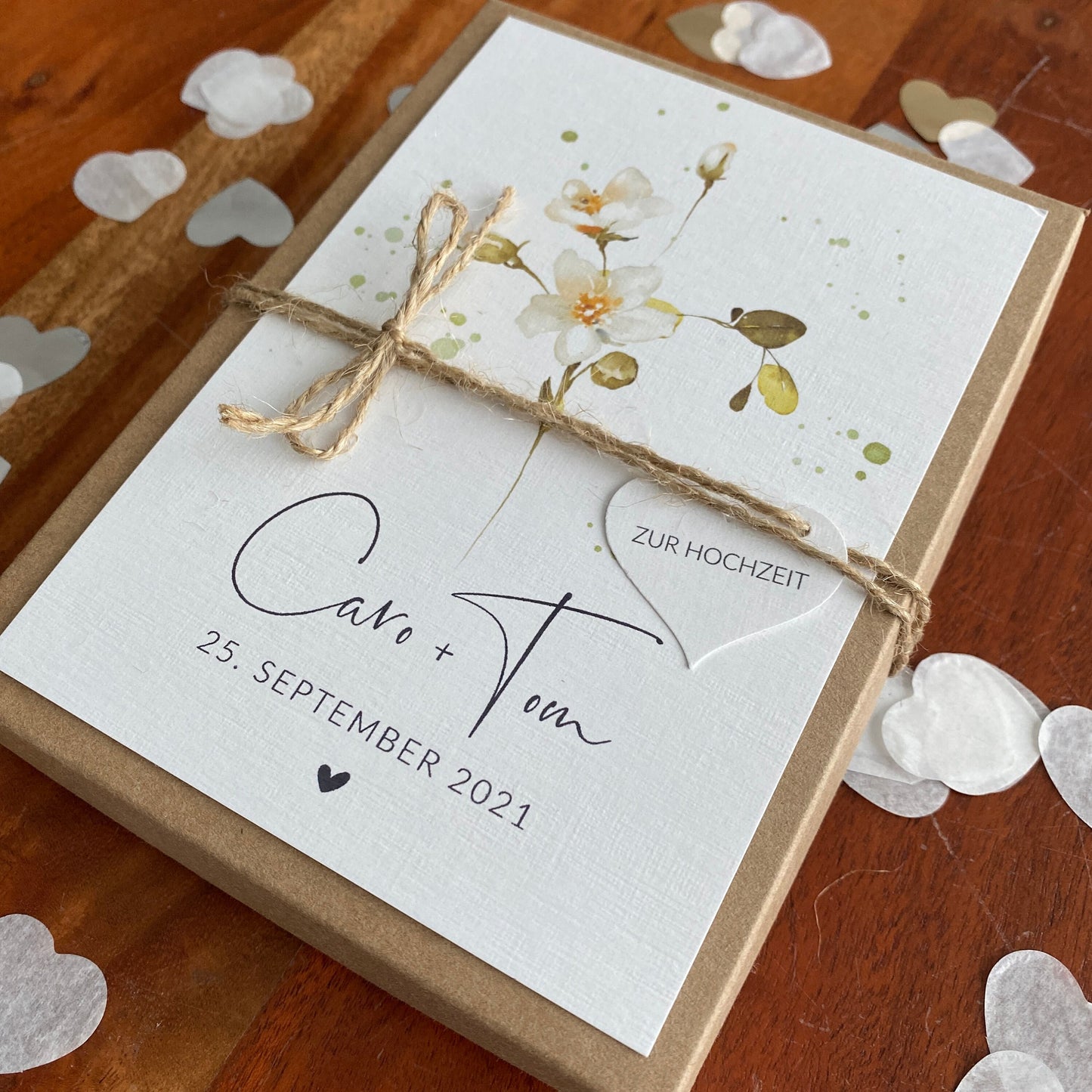 Geschenkverpackung - soft flower - Geschenk zur Hochzeit