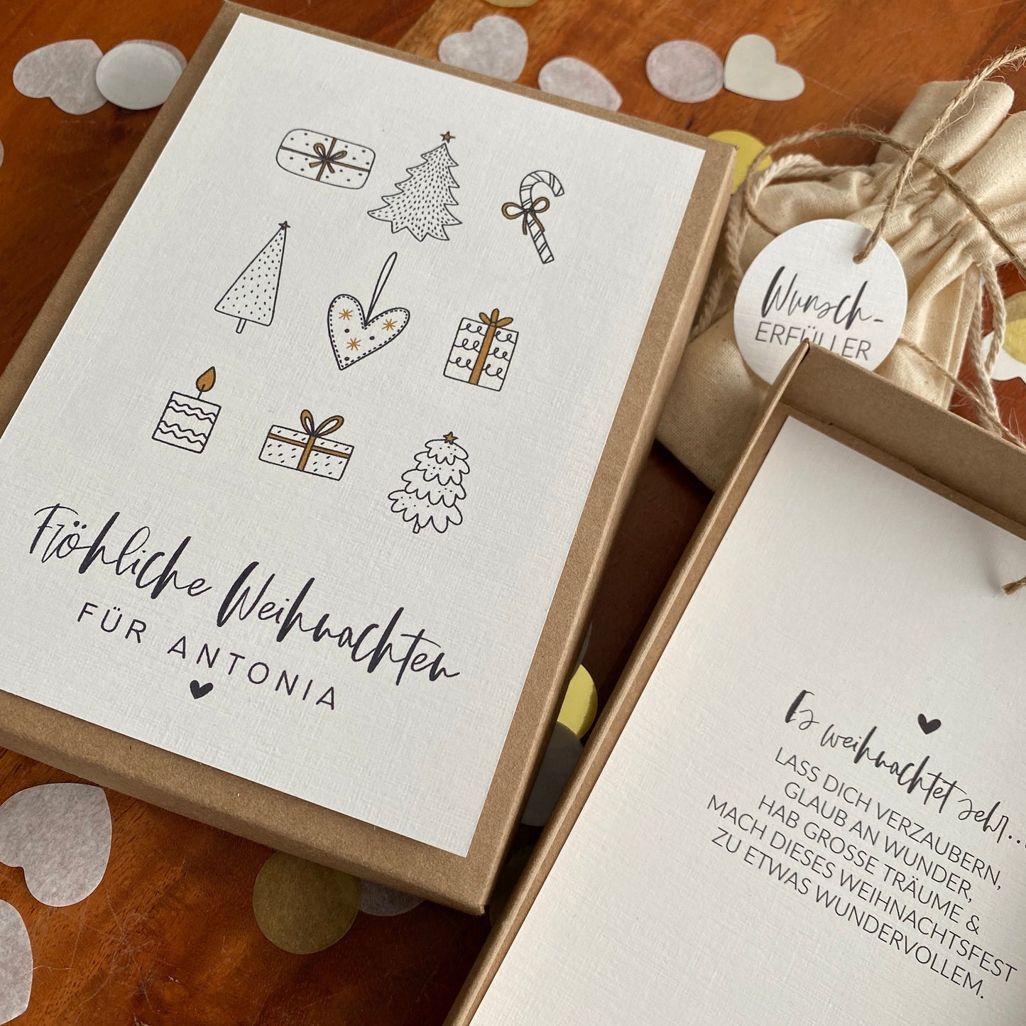 Geschenkverpackung - christmas motives - Geschenk zu Weihnachten
