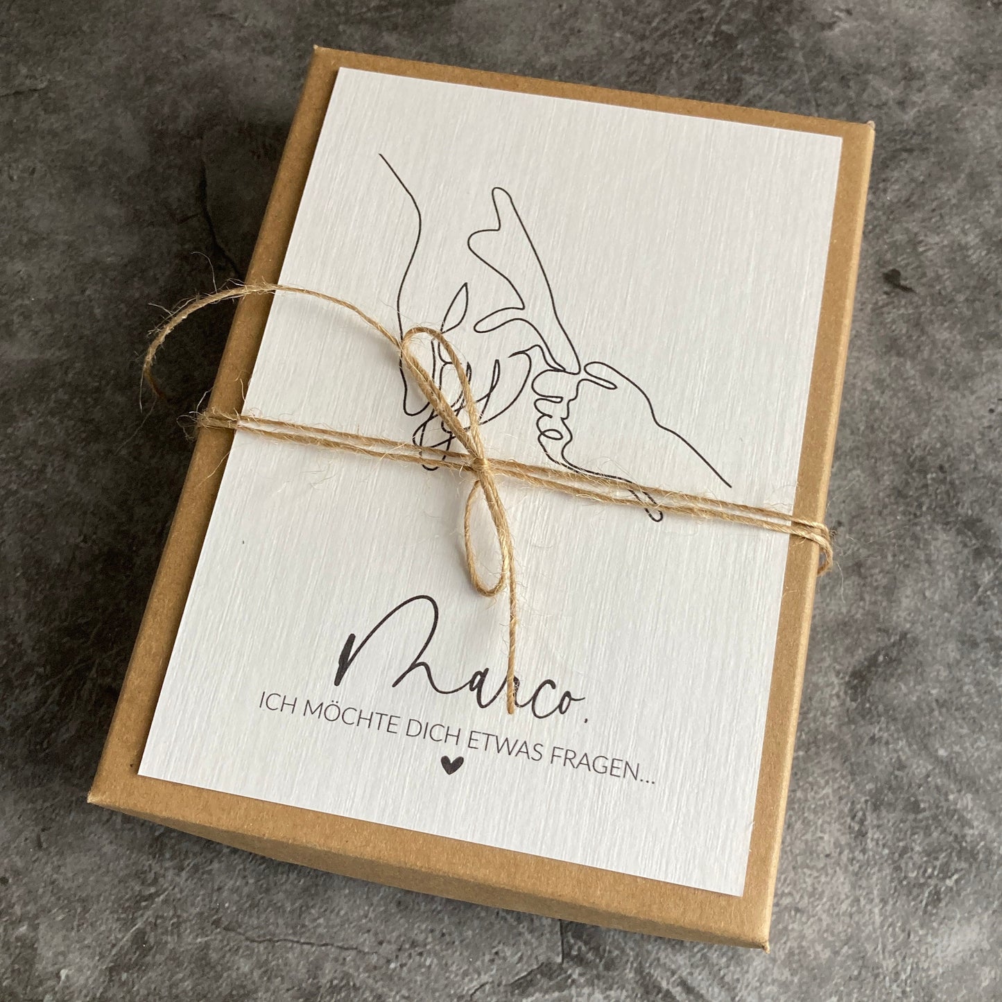 Geschenkverpackung - here for you - Möchtest du mein Patenonkel werden ?